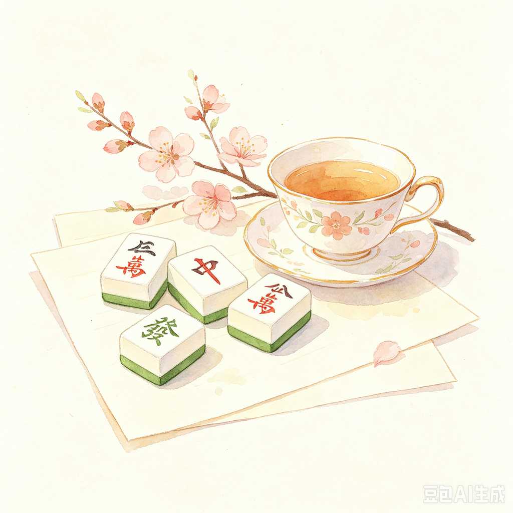 luxury carving mahjong tiles